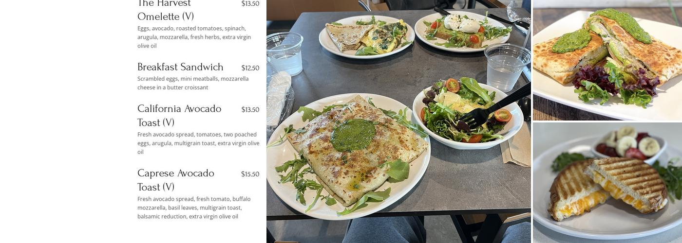 Vivel Crepes & Coffee HCI Menu