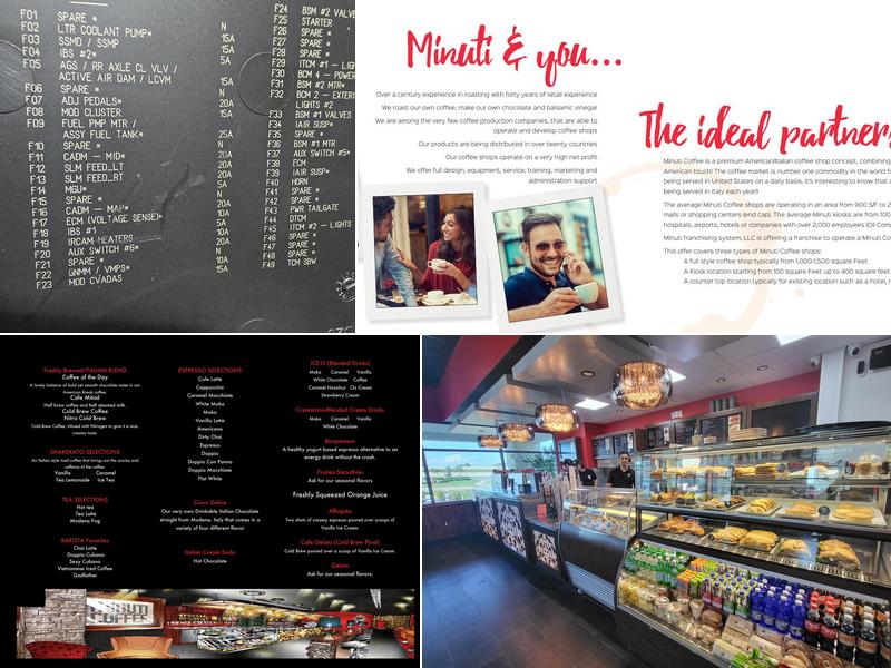 Minuti Coffee Menu