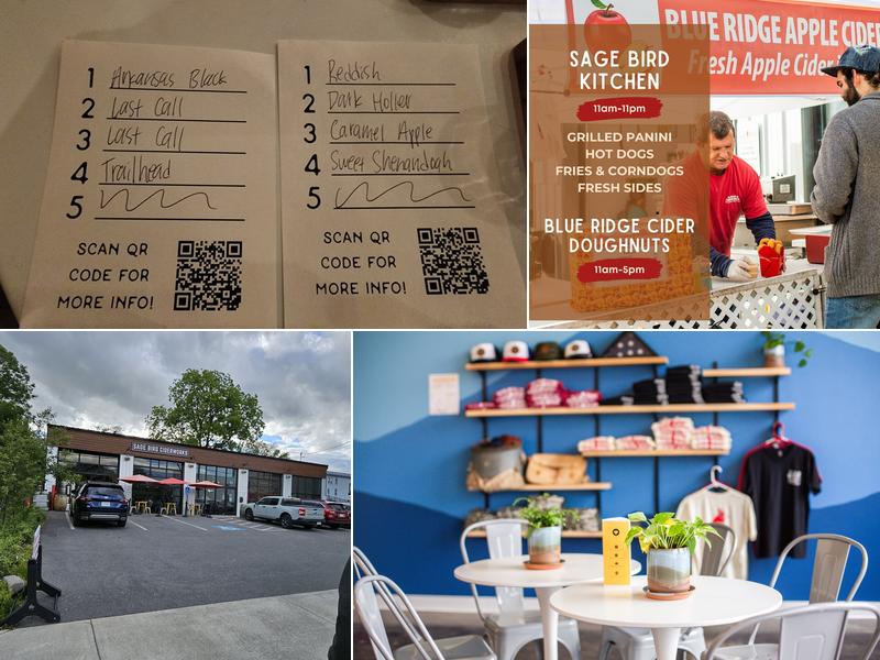 Sage Bird Ciderworks Menu