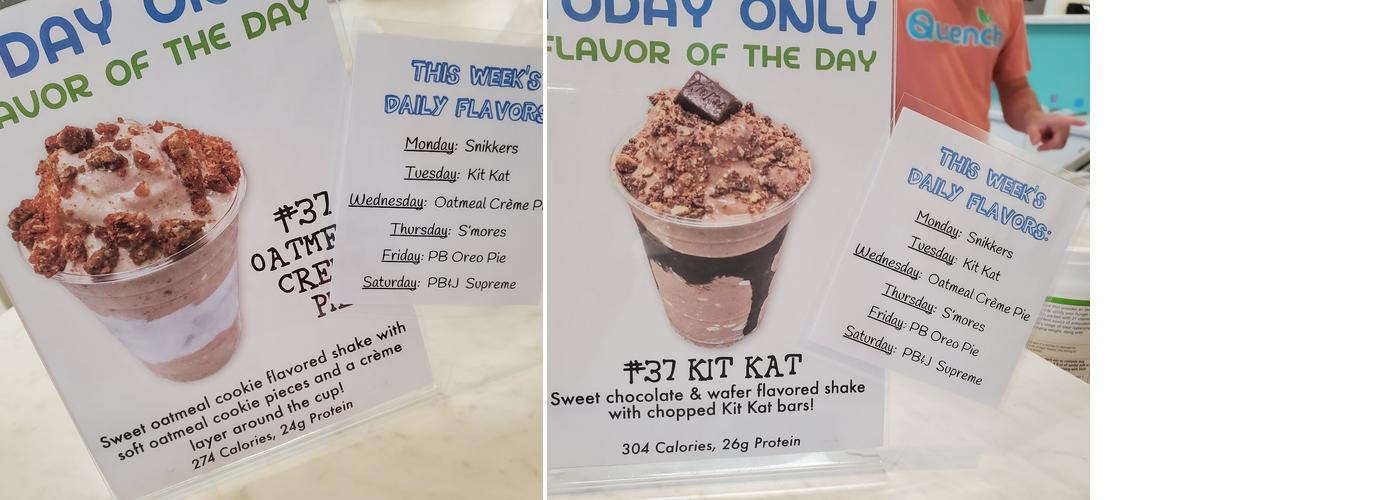 Quench Menu