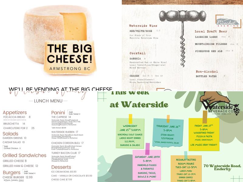 Waterside Beverage Co. Menu