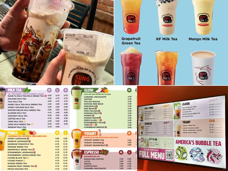 Kung Fu Tea Menu