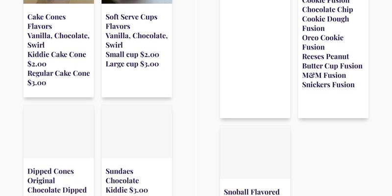 Southern Sneaux, LLC Menu
