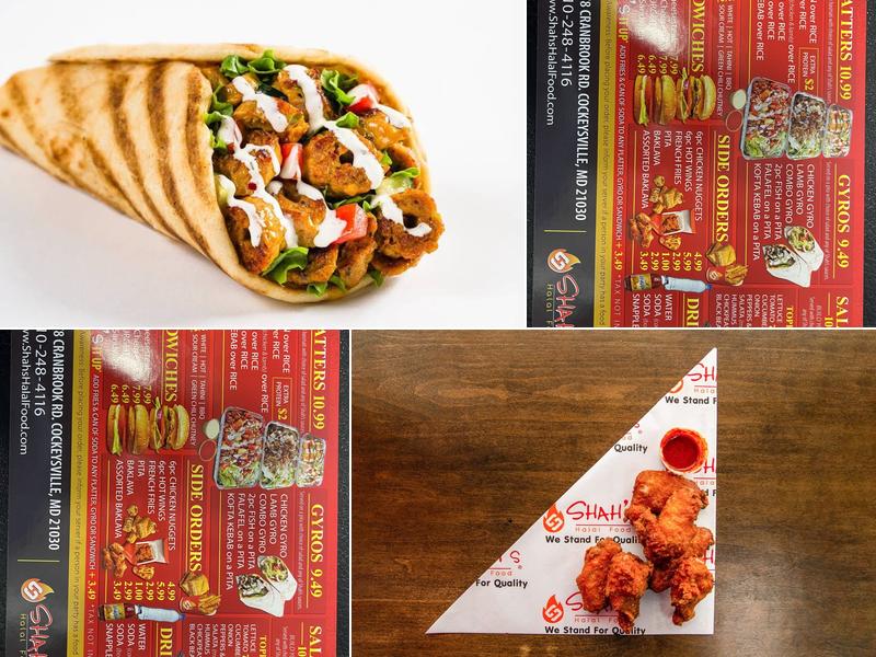 Shah's Halal Food Menu