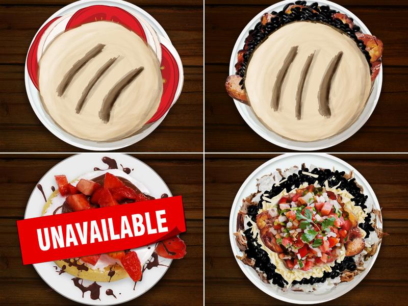 Carolicious Venezuelan Food Menu