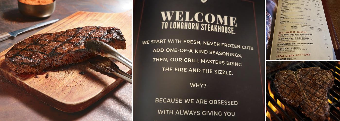 LongHorn Steakhouse Menu