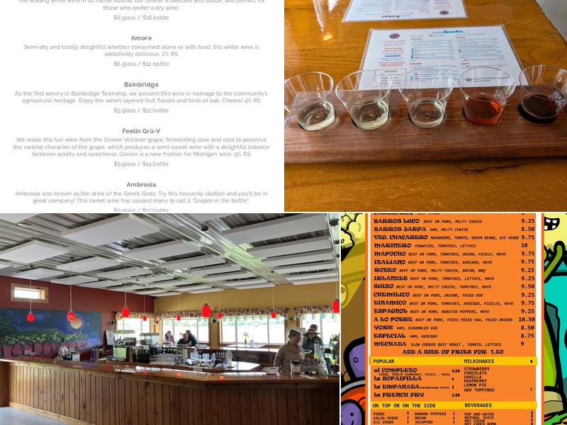 Moonrise Winery Menu