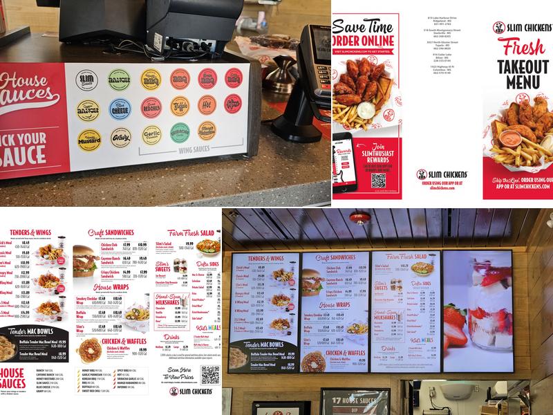 Slim Chickens Menu