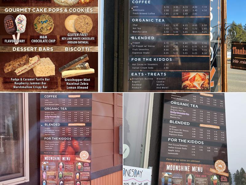 Copper Mountain Coffee Menu