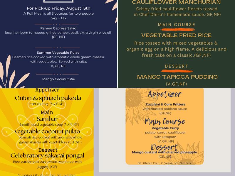 Marigold Kitchen Menu