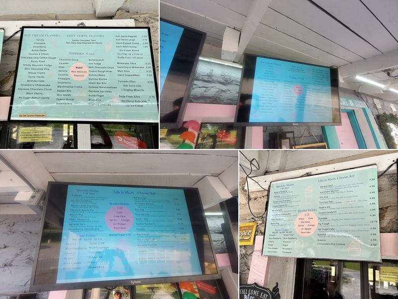 Bradley’s Sweet Side Menu