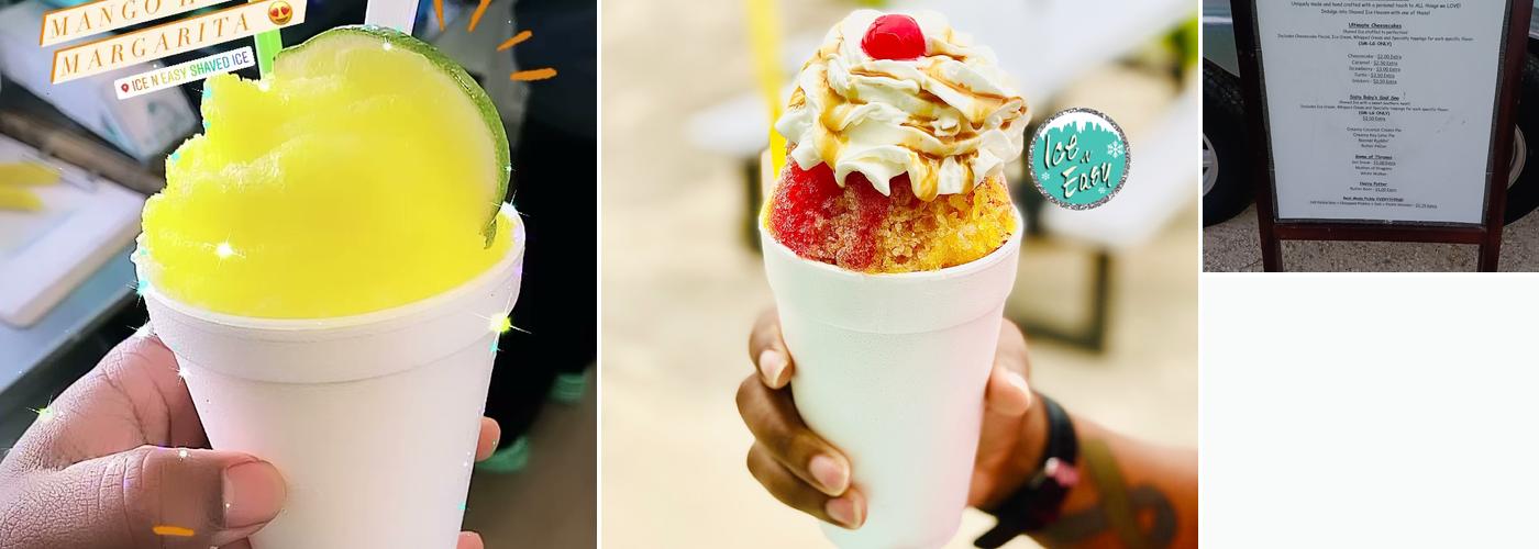Ice N Easy Shaved Ice LLC Menu