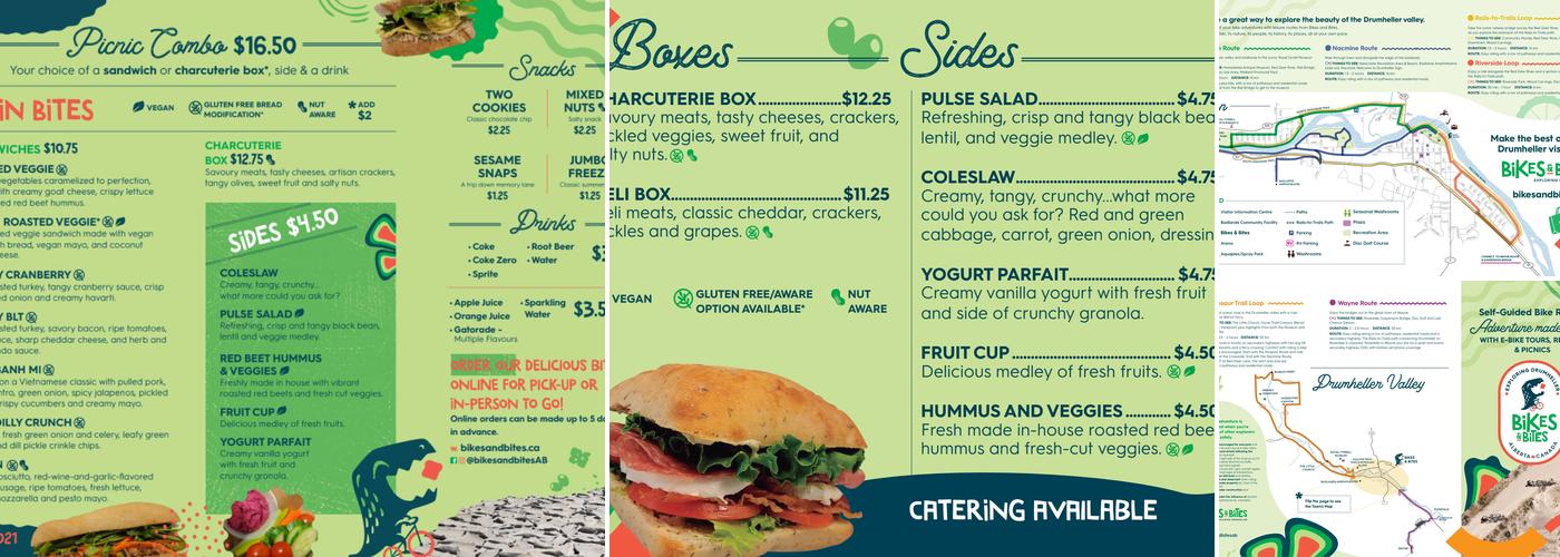 Bikes and Bites Menu