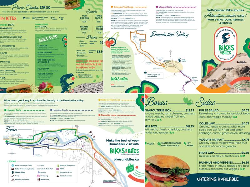 Bikes and Bites Menu