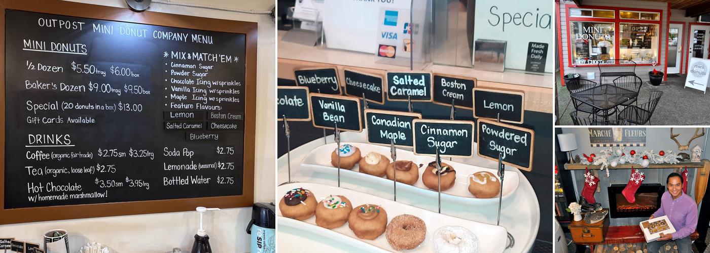 Outpost Mini Donut Company Menu