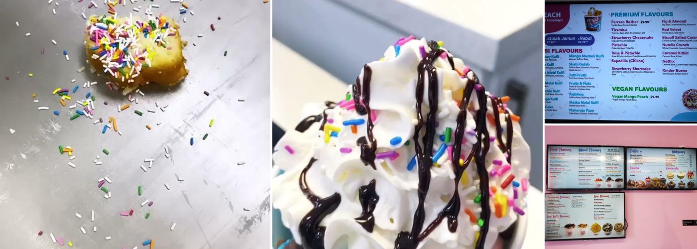 Rollz Ice Cream & Dessert Ajax Menu