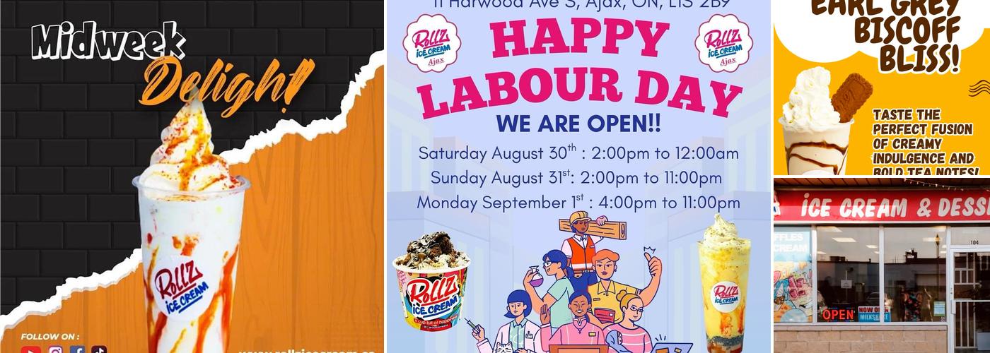 Rollz Ice Cream & Dessert Ajax