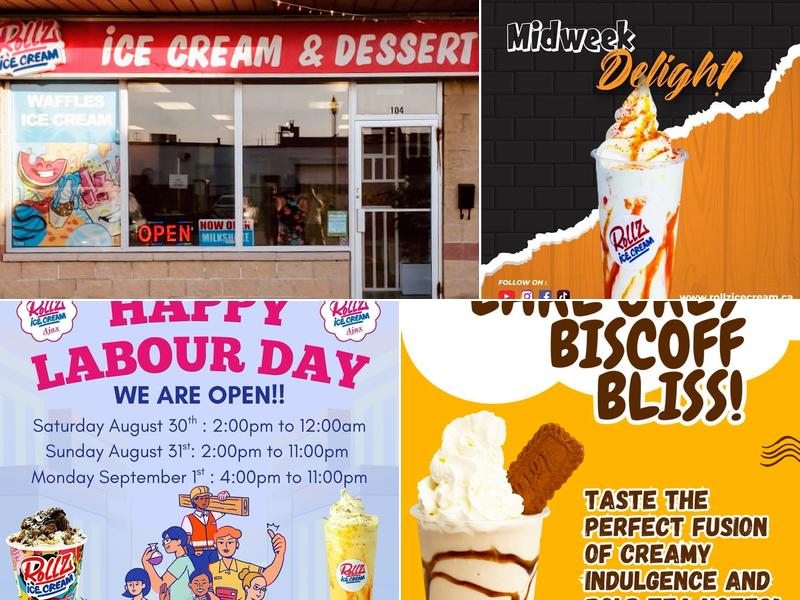 Rollz Ice Cream & Dessert Ajax