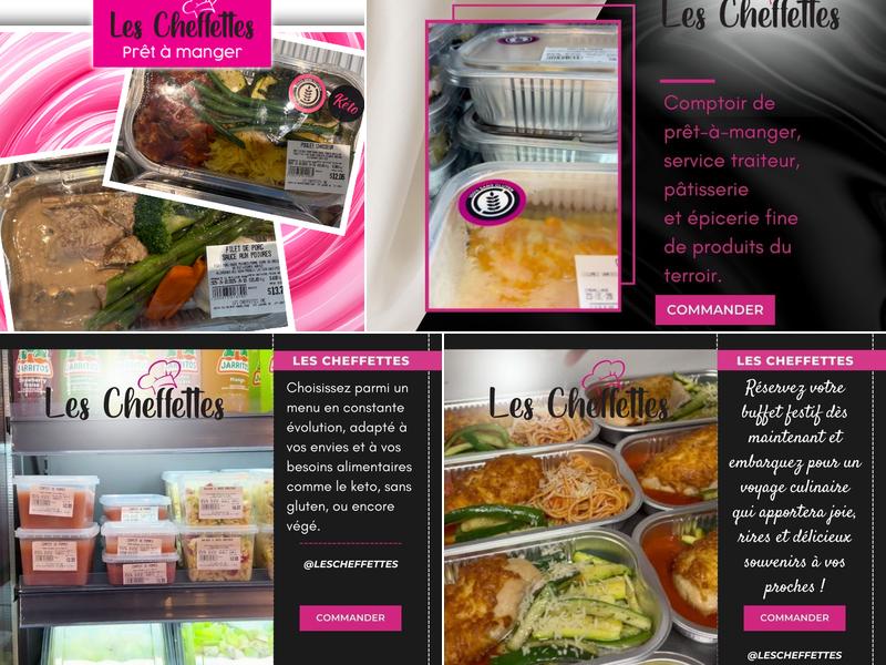 Les Cheffettes Menu