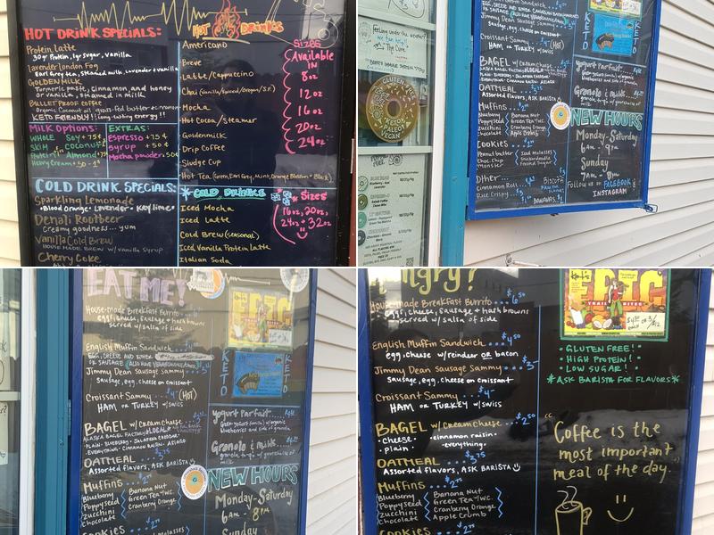 Aftershock Espresso LLC Menu