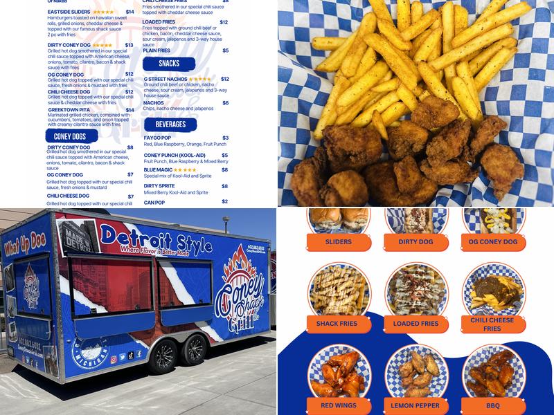 Coney Shack & Grill Menu