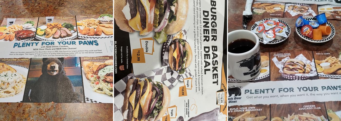 Black Bear Diner Chico Menu