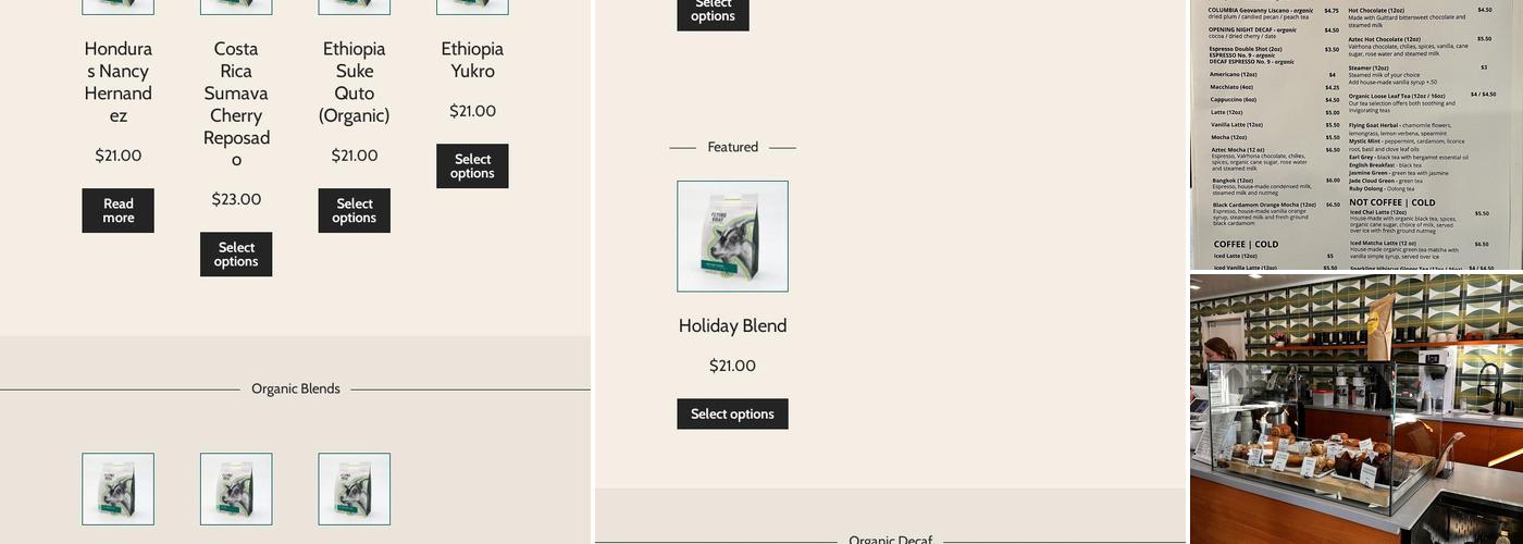 Flying Goat Coffee (On the Plaza) Menu