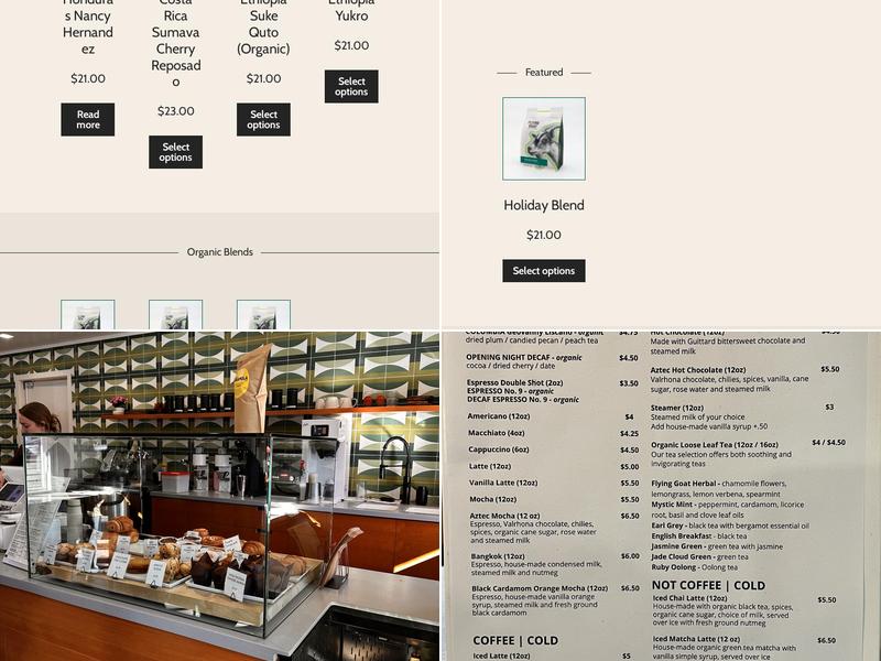 Flying Goat Coffee (On the Plaza) Menu