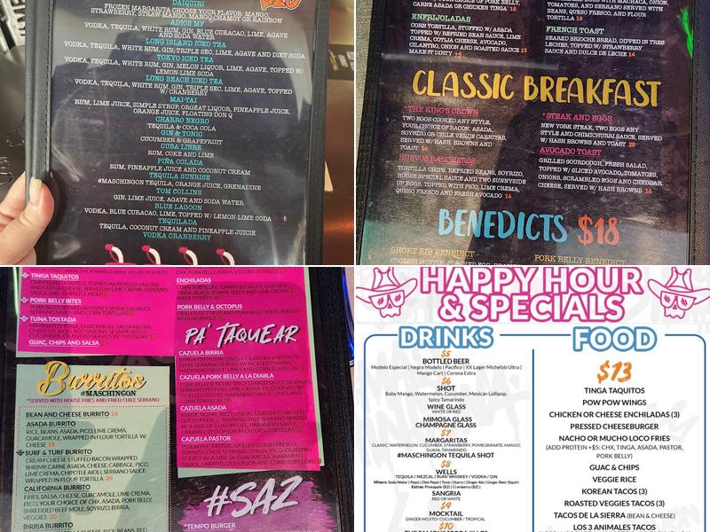 King and Queen Cantina Oxnard Menu