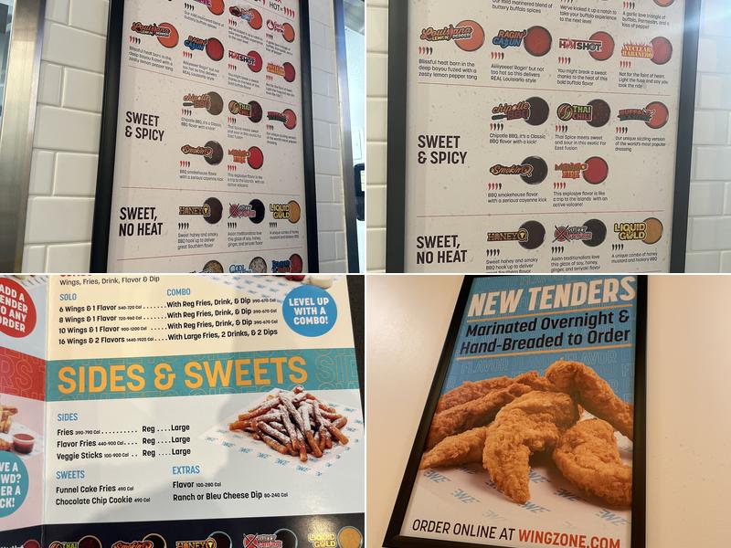 Wing Zone Hot Chicken & Wings Menu