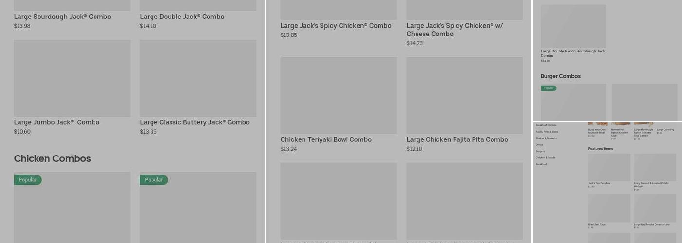 Jack in the Box Menu