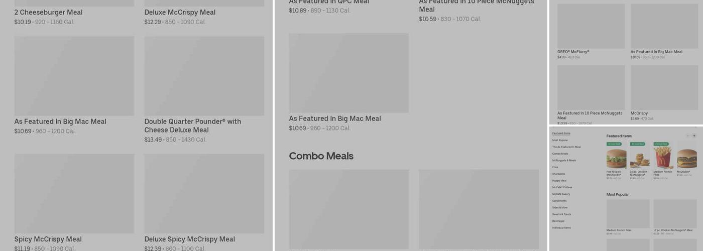 McDonald's Menu