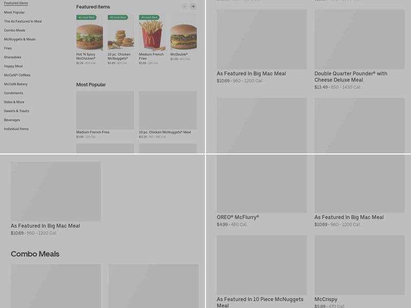 McDonald's Menu