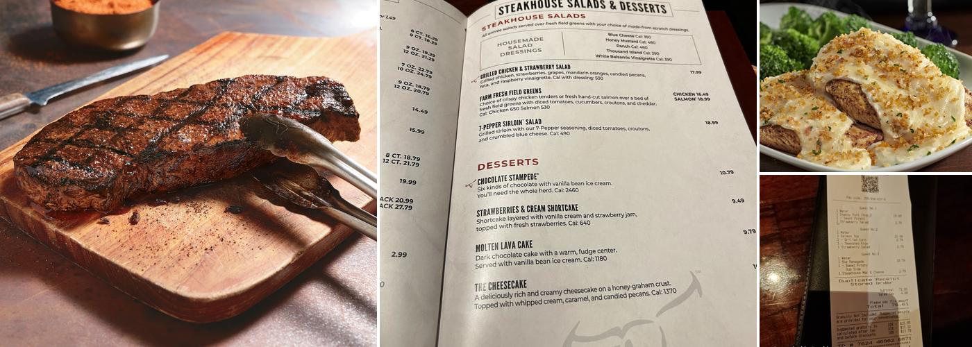 LongHorn Steakhouse Menu