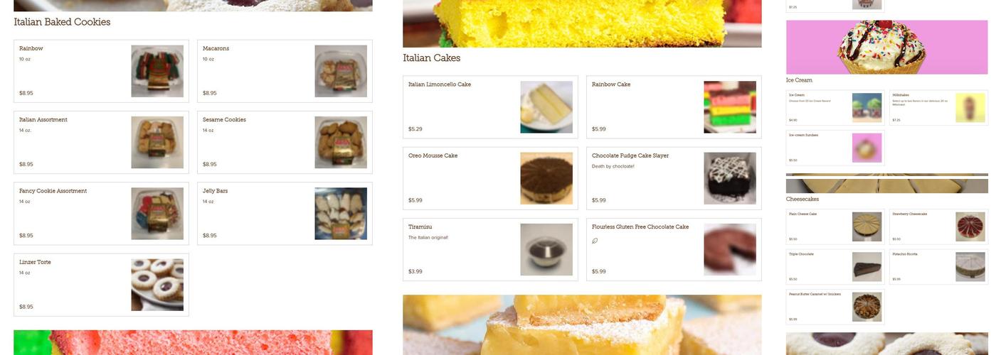 Uncle Louie G's Menu