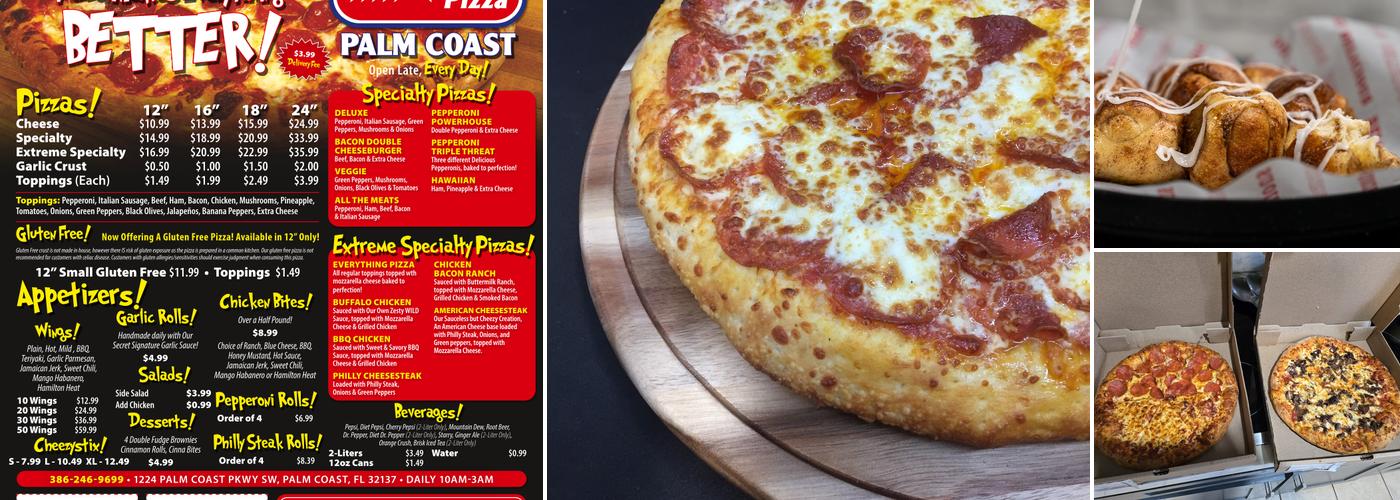 Five Star Pizza Menu