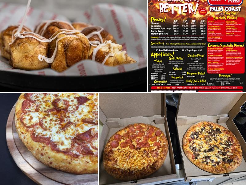 Five Star Pizza Menu