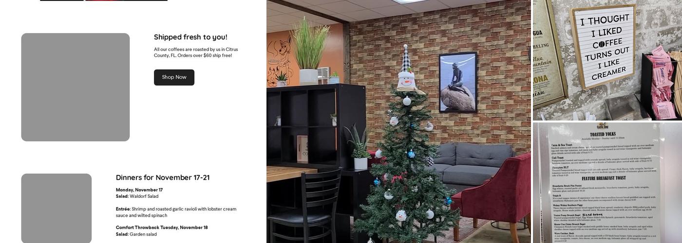 Cattle Dog Coffee Roasters Menu