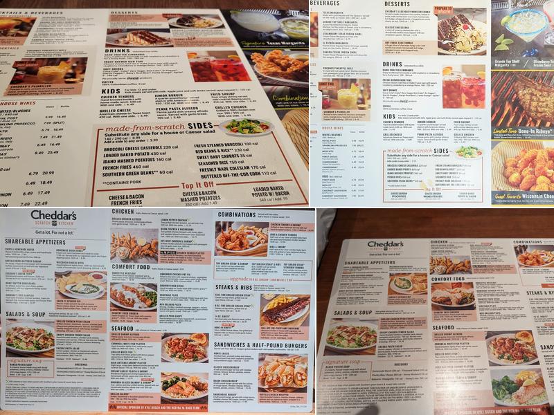 Cheddar's Scratch Kitchen Menu