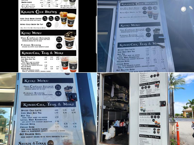 Kraken Coffee OGG Menu