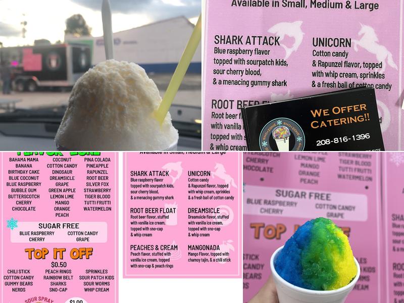 Sno-Zone Menu