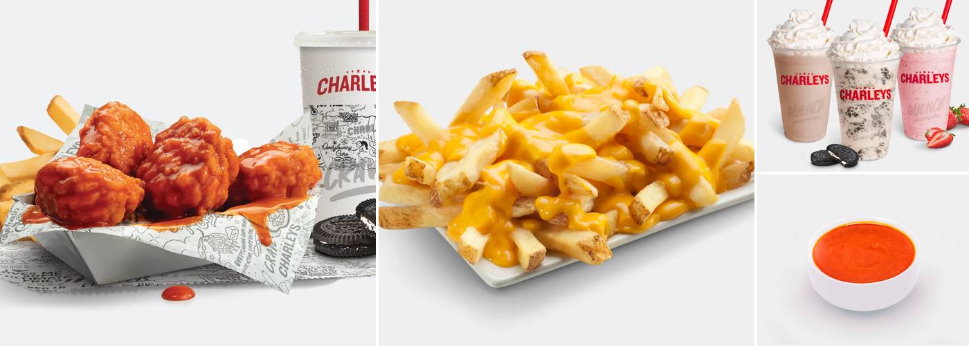 Charleys Cheesesteaks and Wings Menu