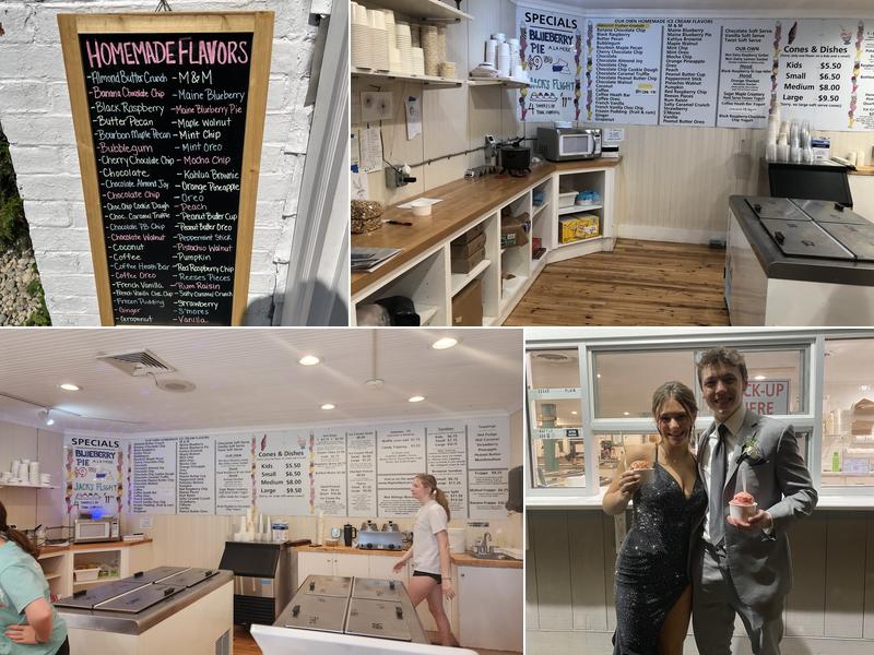 Big Daddy's ice cream Menu