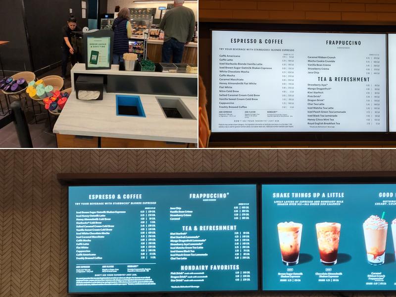 Starbucks Menu