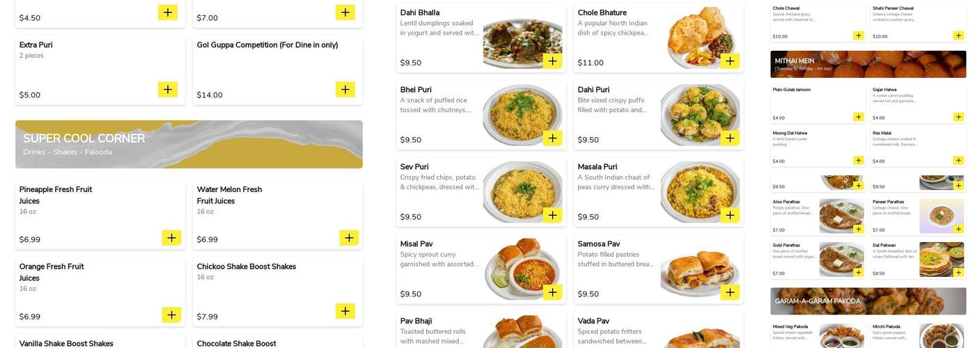 Chaatwala Menu