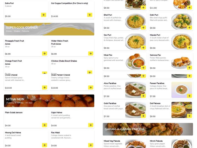 Chaatwala Menu