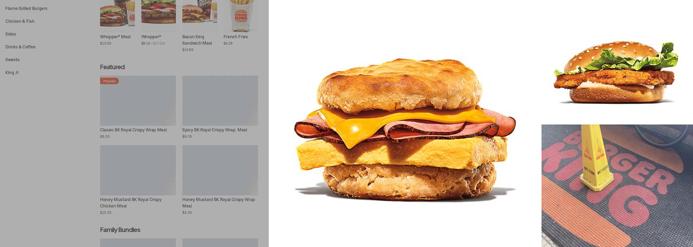 Burger King Menu