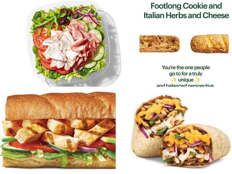 Subway Menu