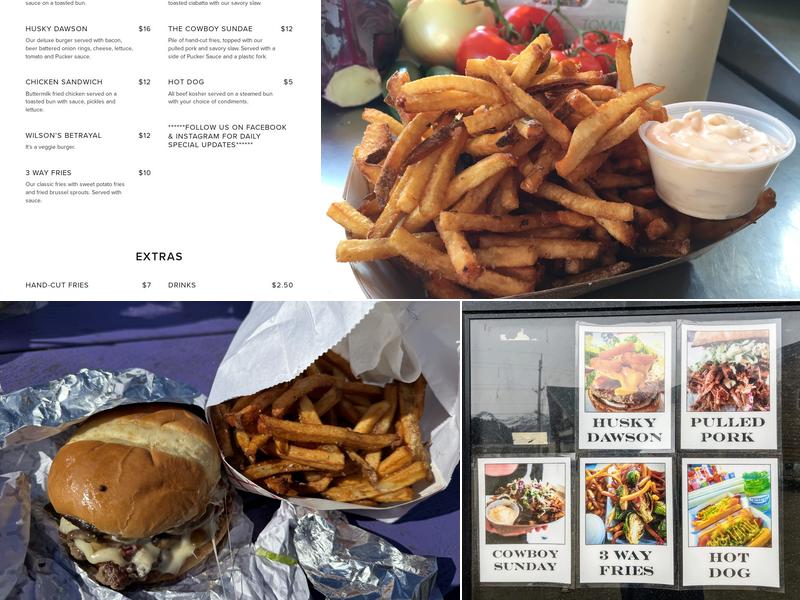 Pucker Wilson's Valley Menu