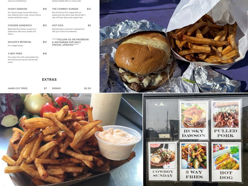 Pucker Wilson's Valley Menu